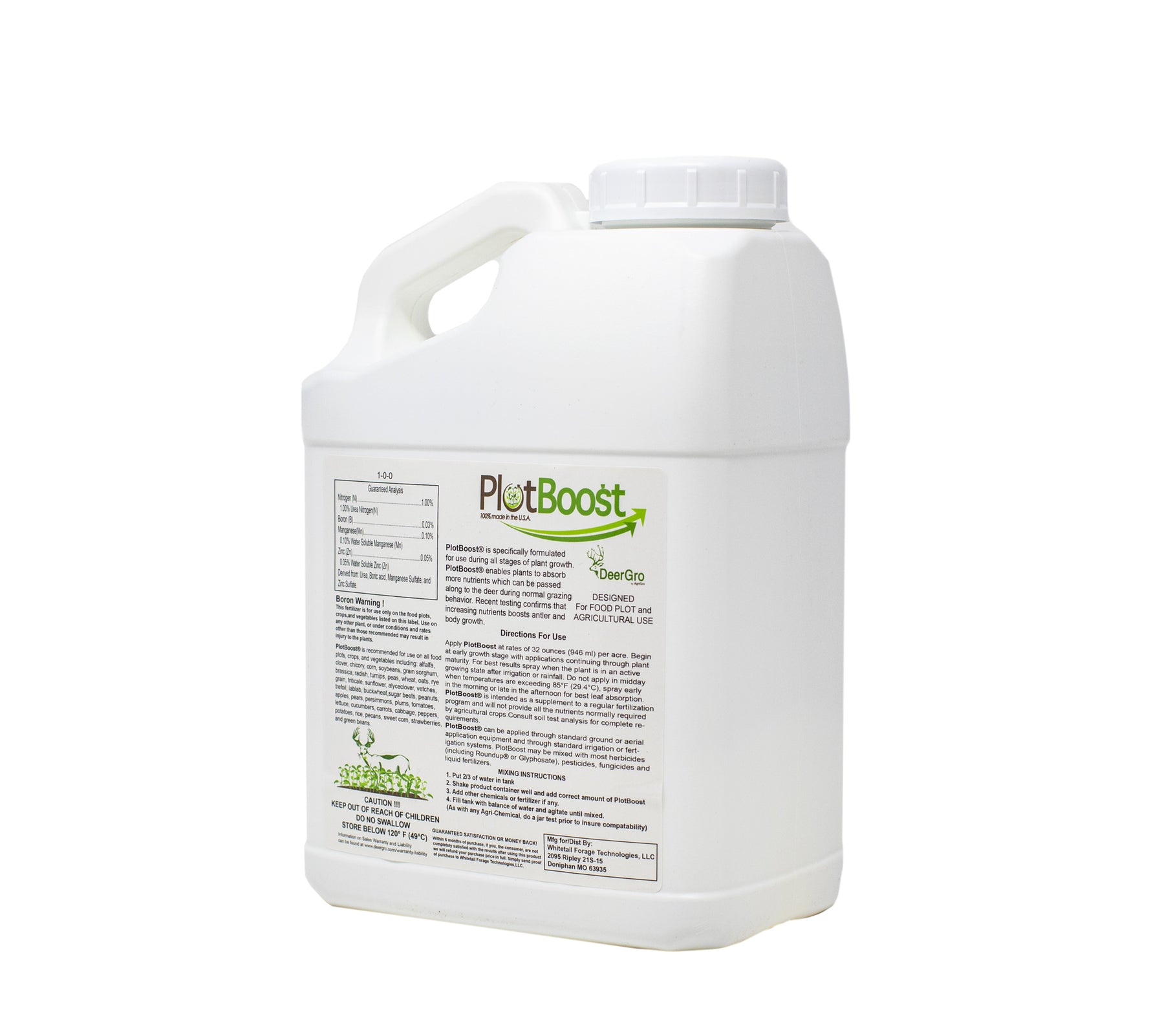 Enhance Plant Growth with DeerGro PlotBoost™ 1gal (4 acre)™ | Boost ...