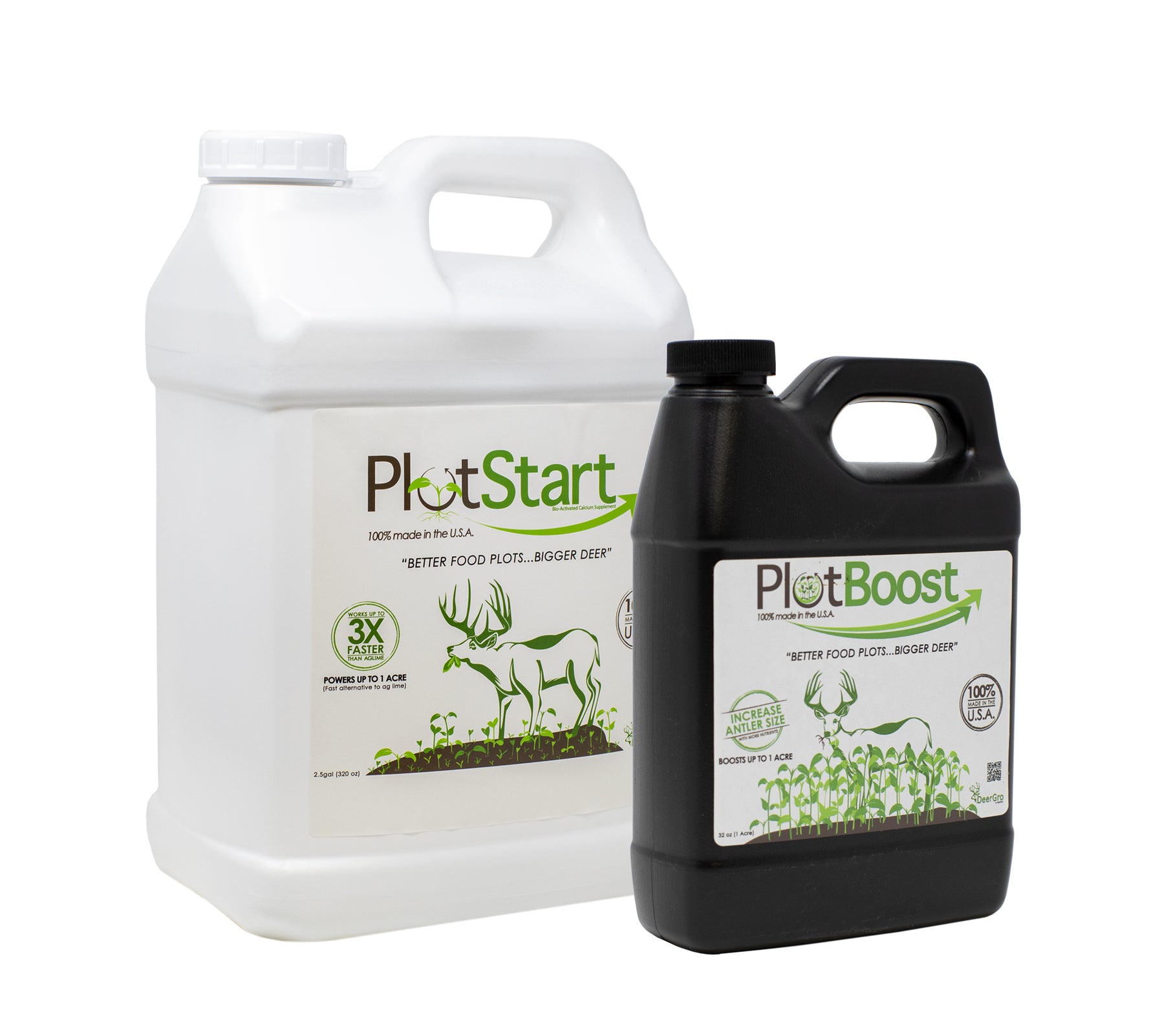 DeerGro PlotStart & PlotBoost Combo for Faster, Healthier Food Plots ...